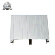 deck de alumínio ao ar livre de grão de madeira painéis de revestimento para pátio